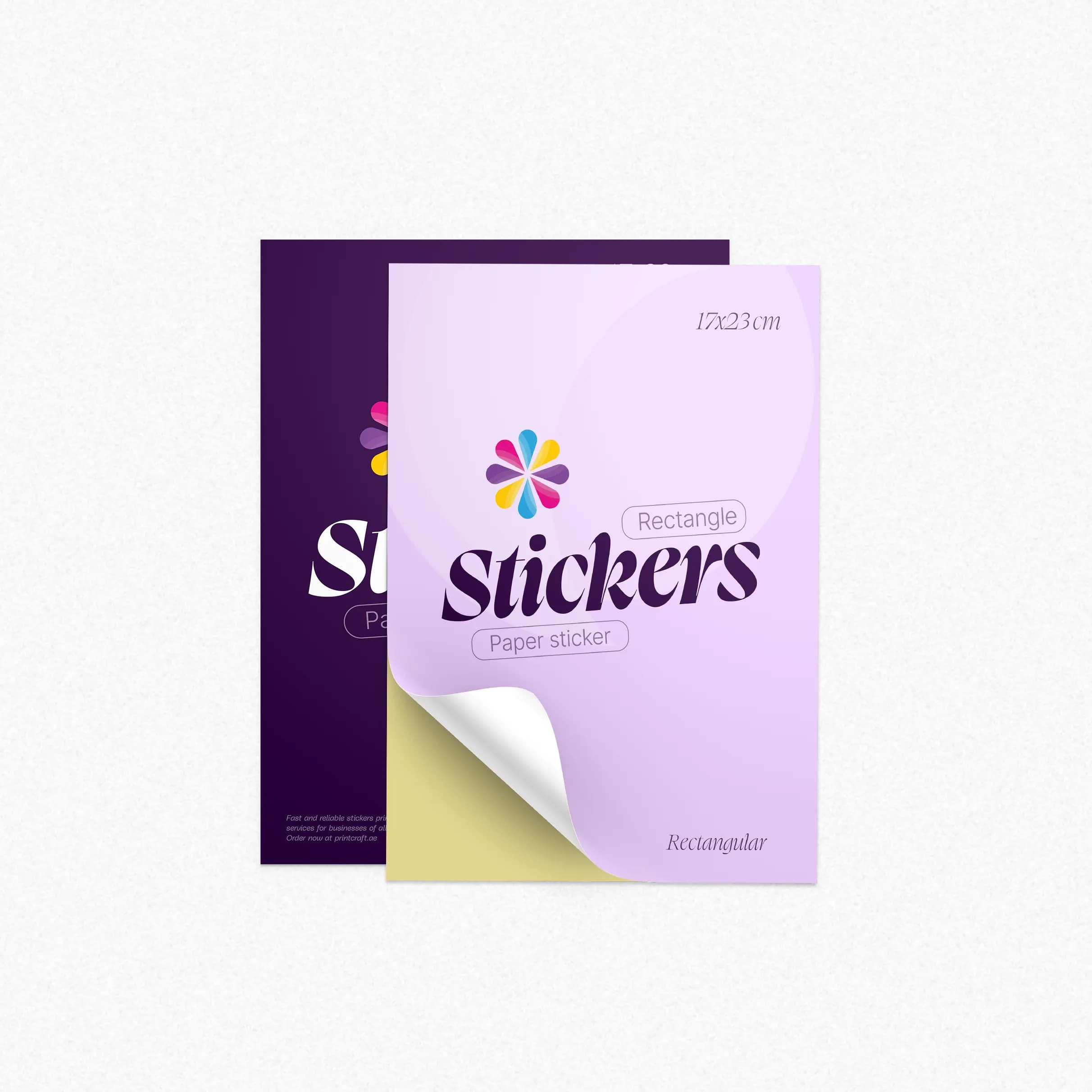 Paper Sticker (17x23 cm) (Paper Sticker) – Printcraft