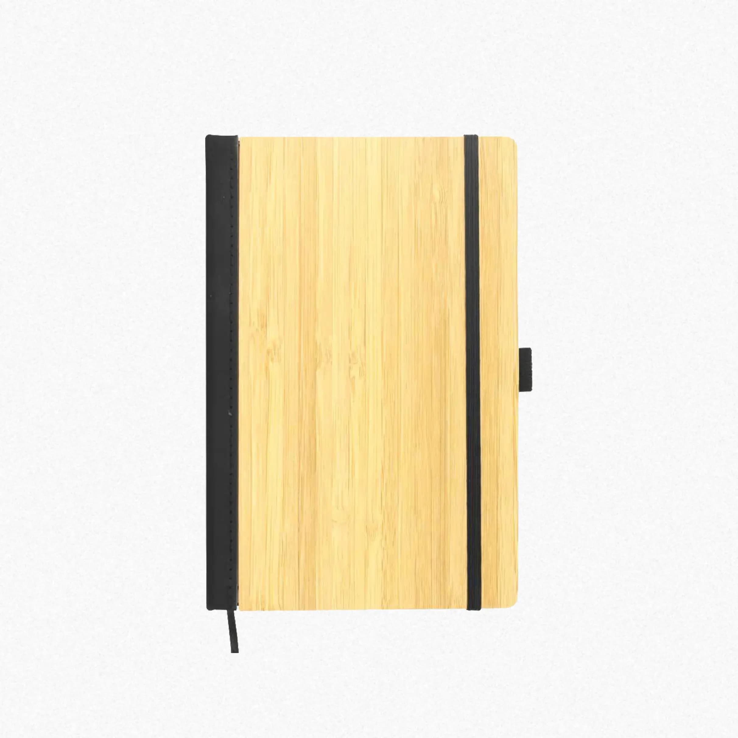 A5 Size Bamboo Notebooks with Pen Loop & Page Marker (Eco-friendly Notebook) – Printcraft