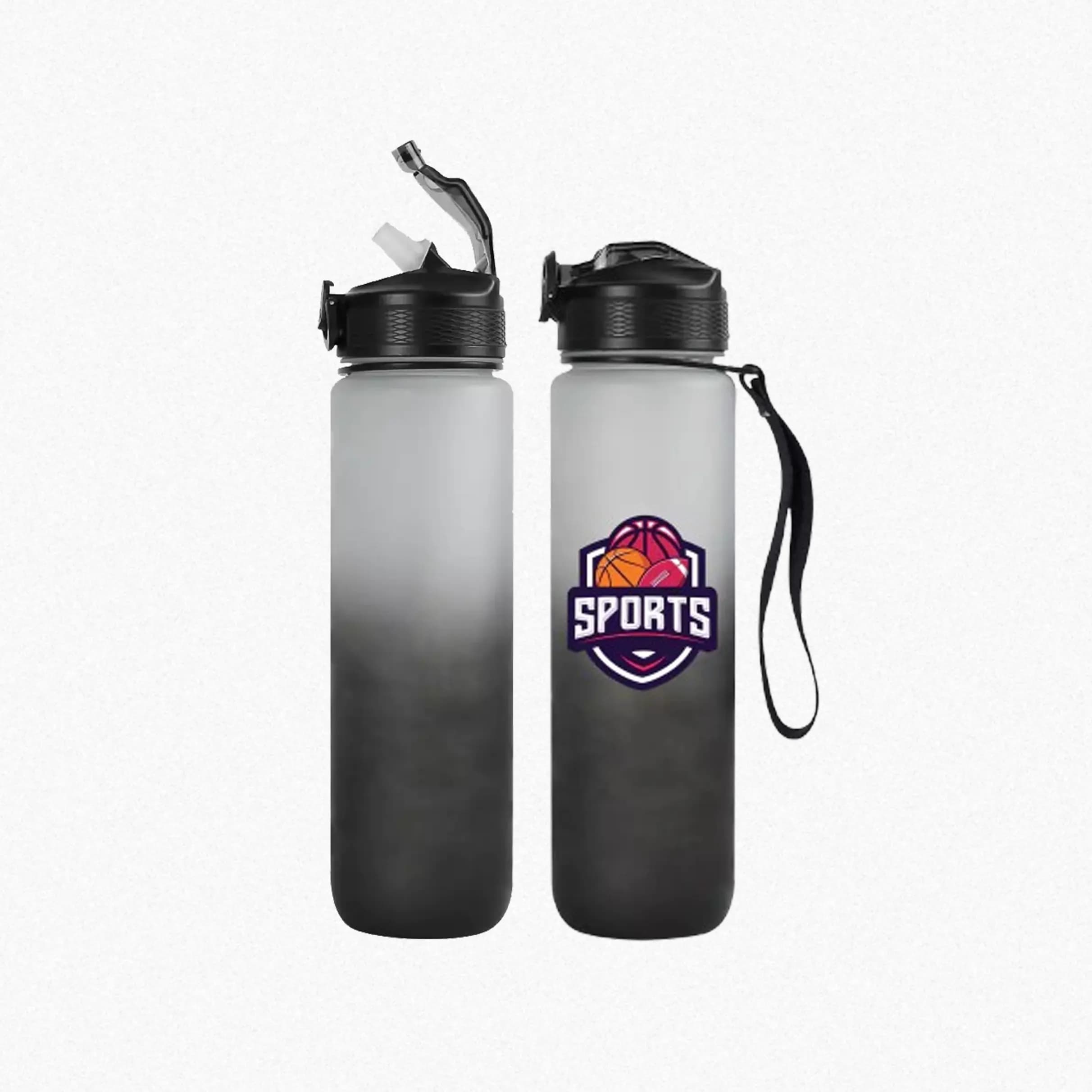 Motivational Time Marked Water Bottles 1000ml (Bottles) – Printcraft