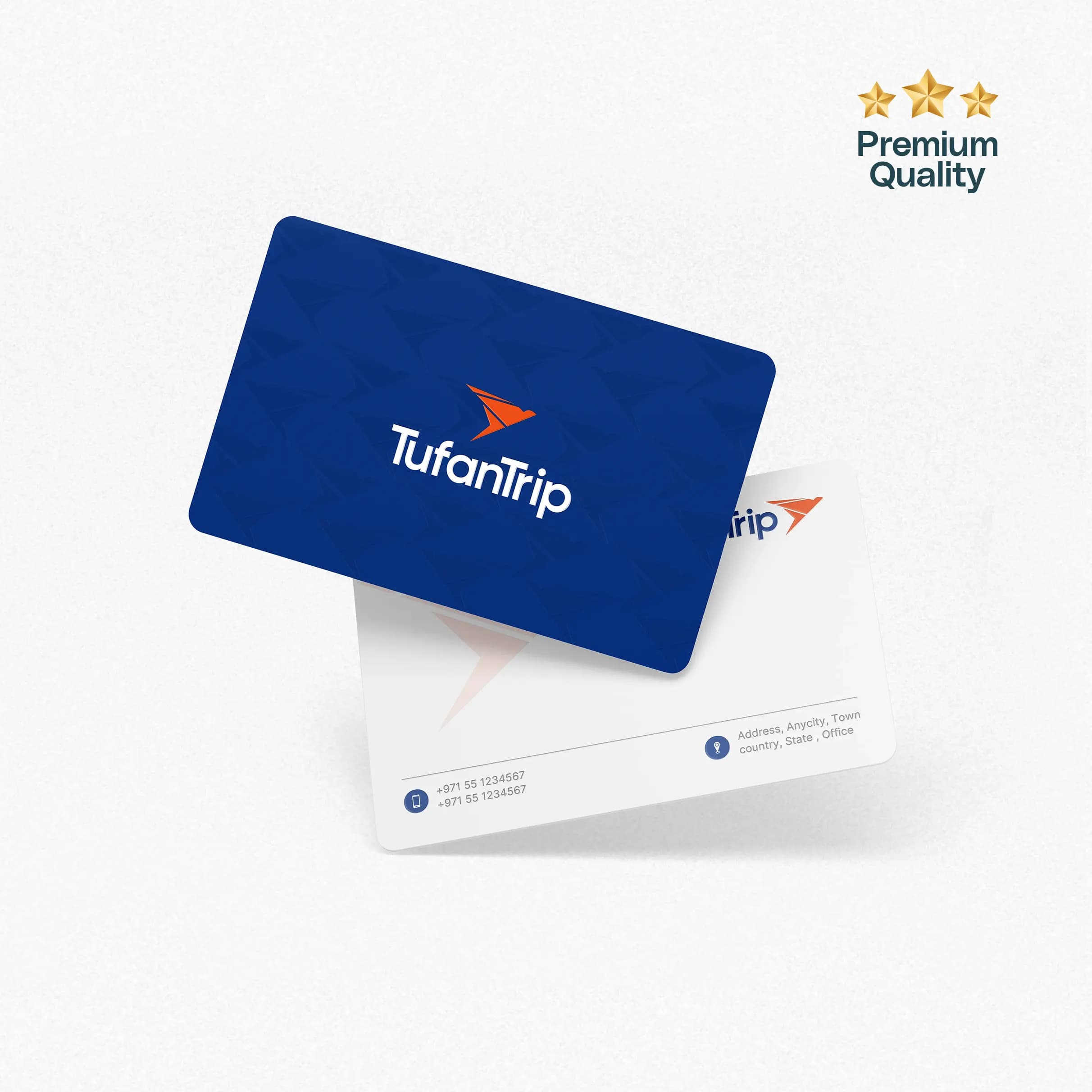Spot UV Round Corner Business Cards (400gsm) (Premium Business Card) – Printcraft