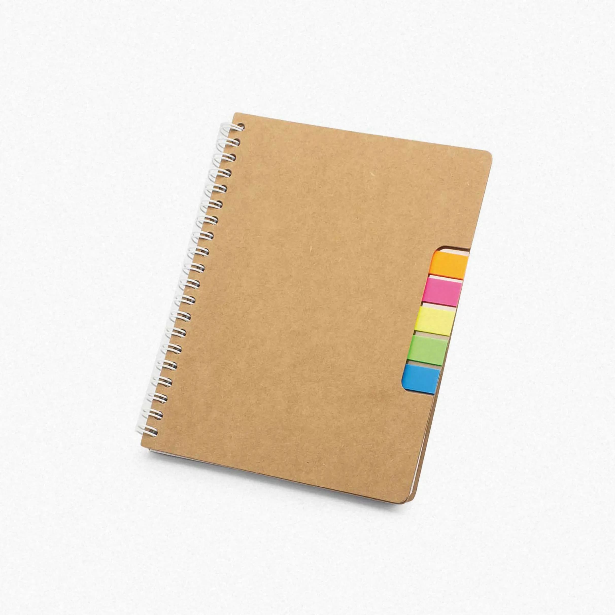 Spiral Notebook with Sticky Note and Pen (Eco-friendly Notebook) – Printcraft