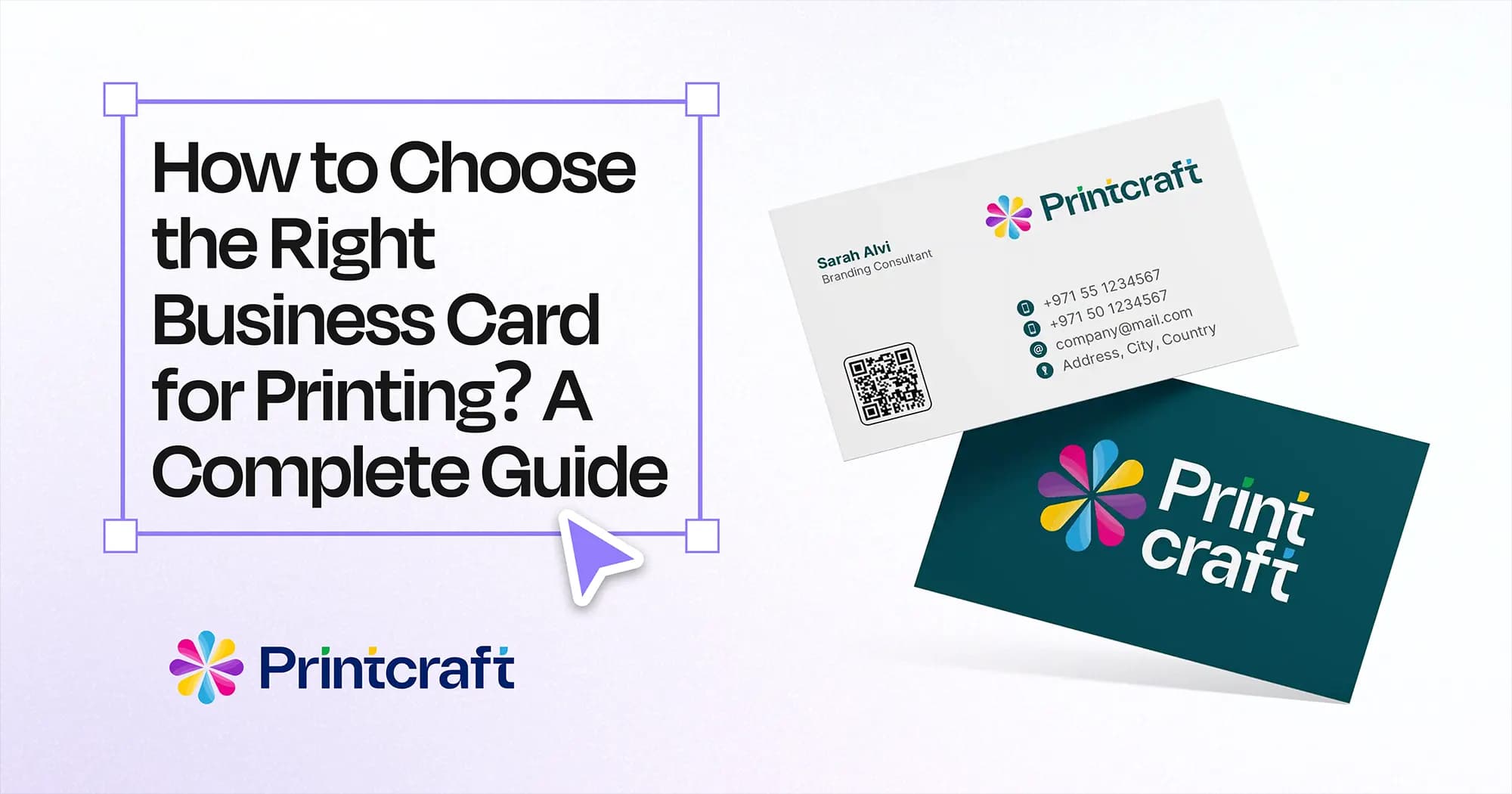 Featured image: How to Choose the Right Business Card for Printing? A Complete Guide