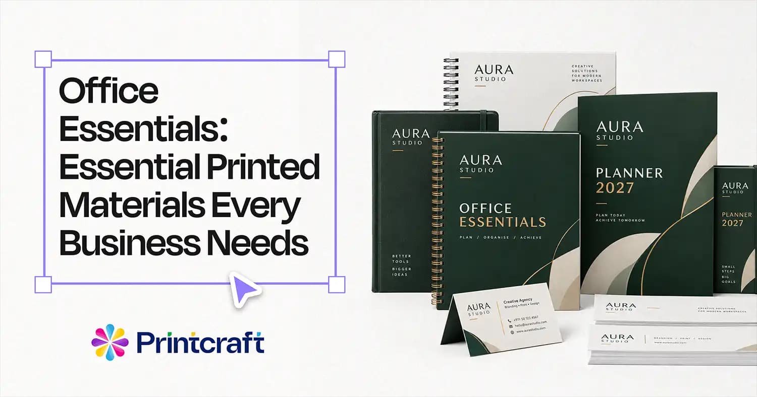 Featured image: Office Essentials: Essential Printed Materials Every Business Needs