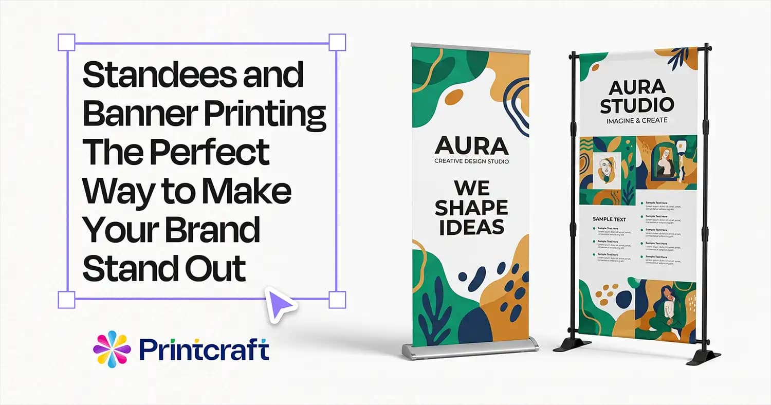 Featured image: Standees and Banner Printing: The Perfect Way to Make Your Brand Stand Out