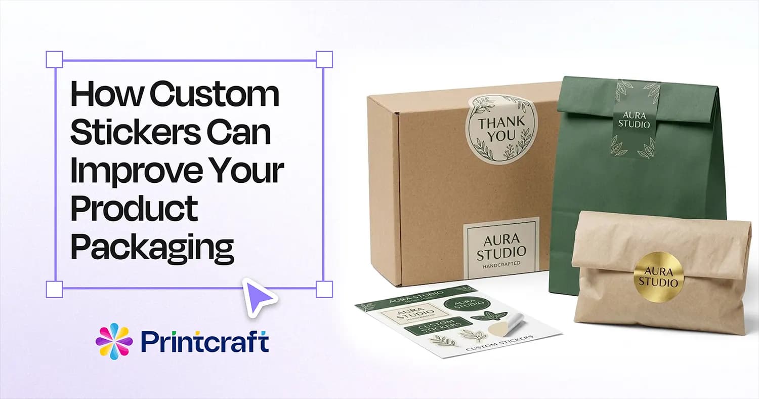 Featured image: How Custom Stickers Can Improve Your Product Packaging