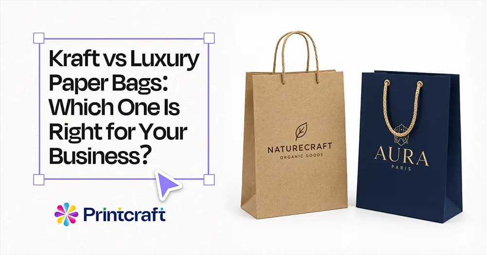 Featured image: Kraft vs Luxury Paper Bags: Which One Is Right for Your Business?