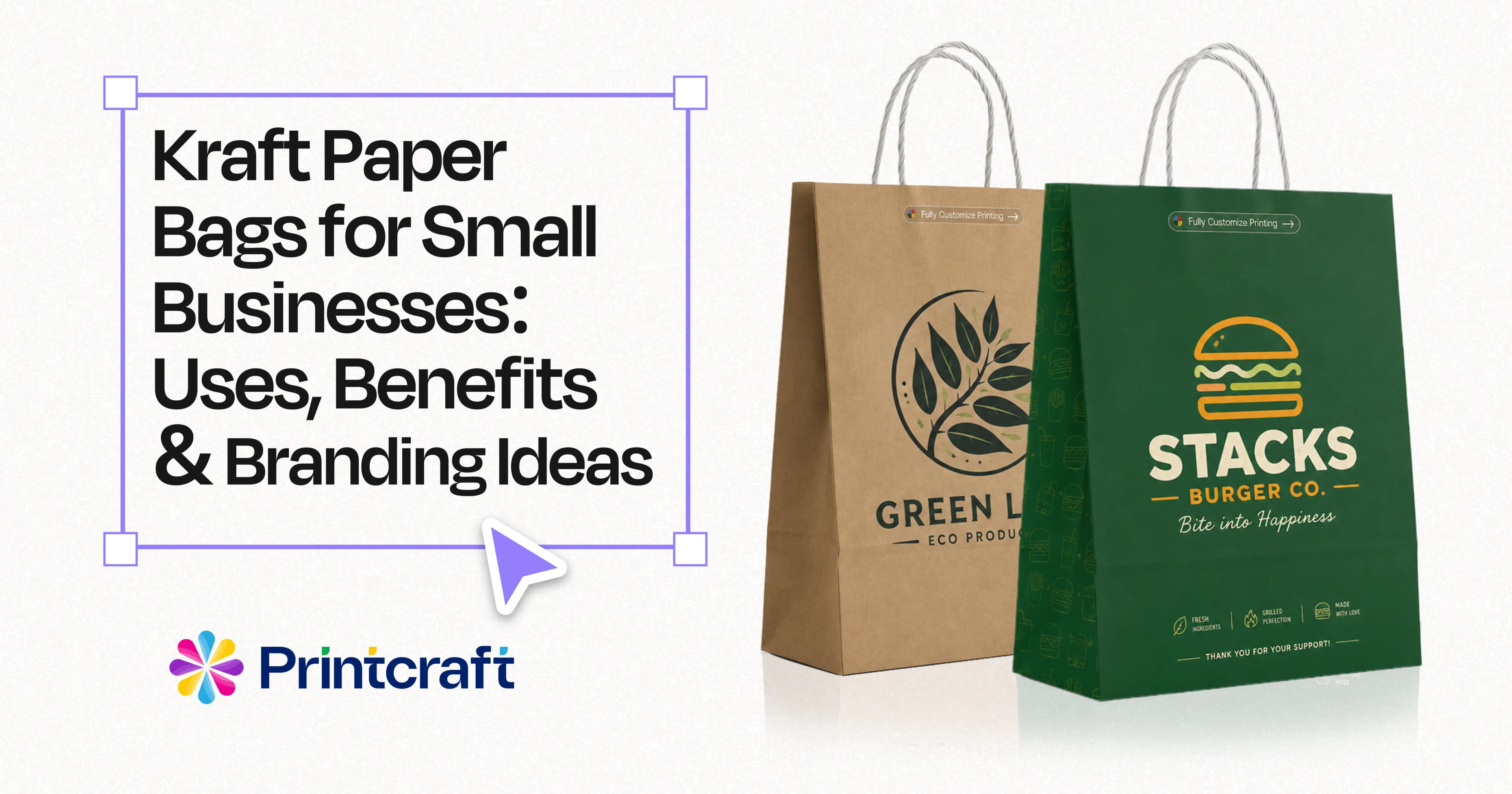 Featured image: Kraft Paper Bags for Small Businesses: Uses, Benefits & Branding Ideas