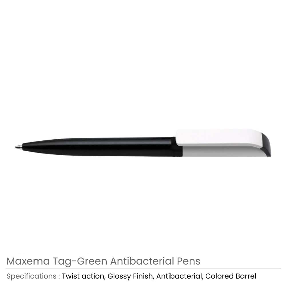 Tag Green Anti-Bacterial Pens – image 1