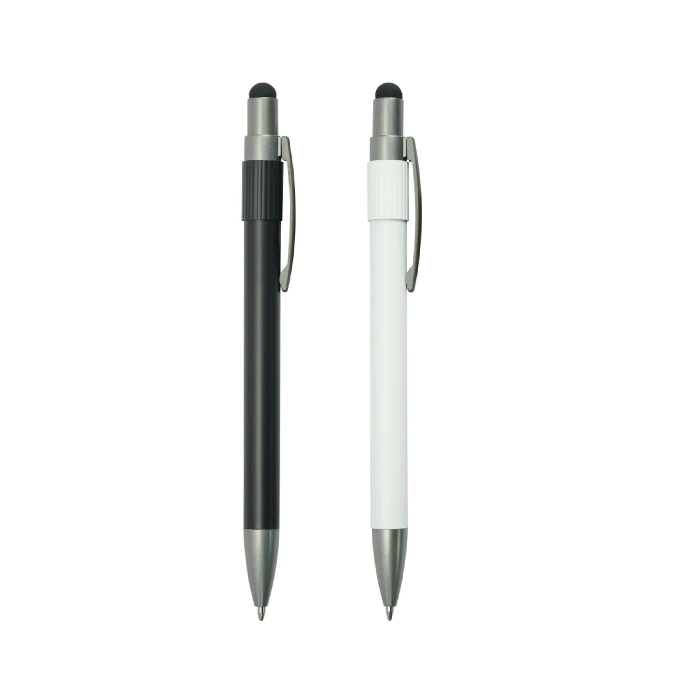 Stylus Metal Pens with Spinner – Push Button (Blue Ink) (Metal Pens) – Printcraft