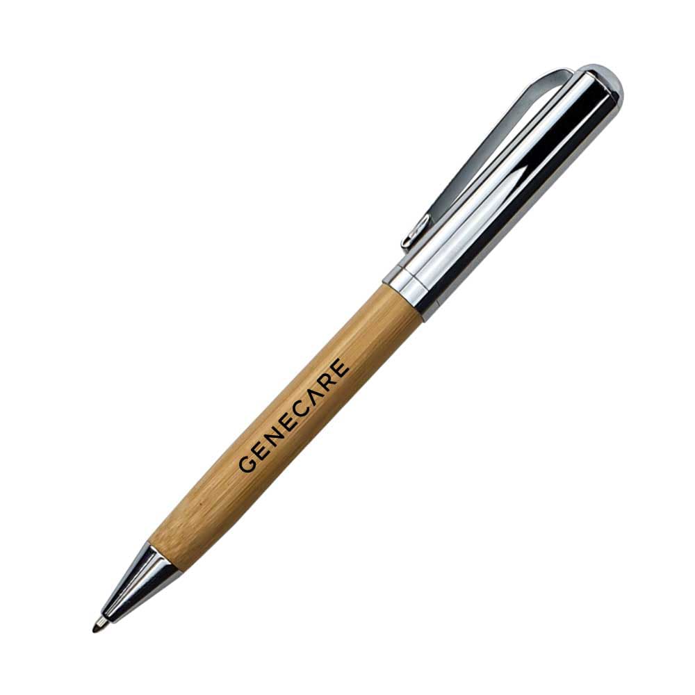 Chrome and Bamboo Metal Pens – image 1