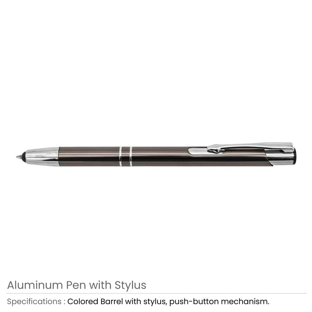 Aluminum Pens with Stylus – image 2
