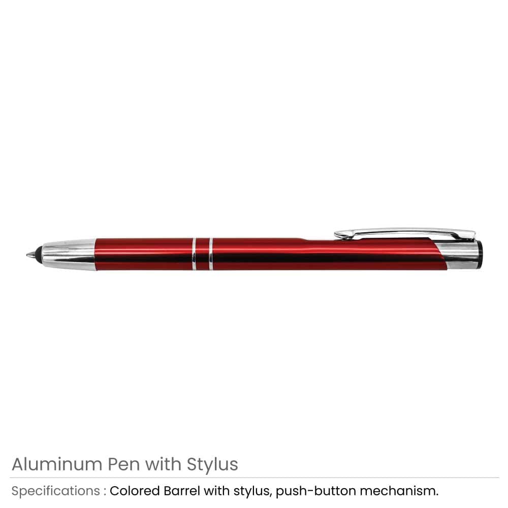 Aluminum Pens with Stylus – image 3