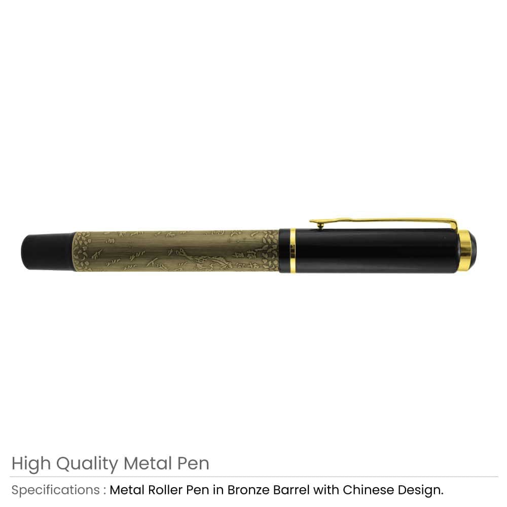 Metal Pens with Chinese Design Grip – image 3