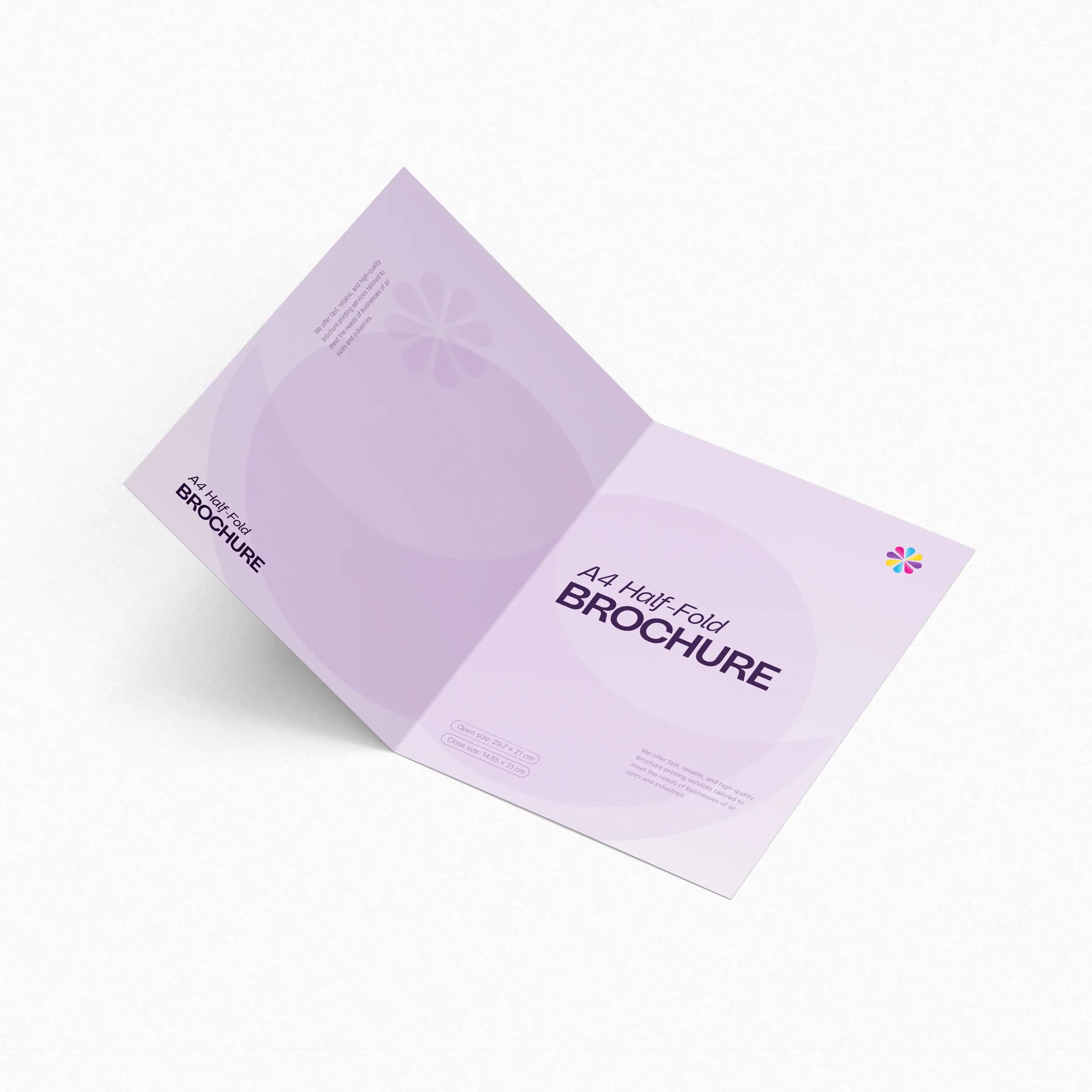 A4 Half-Fold Brochure (Half-Fold Brochures) – Printcraft