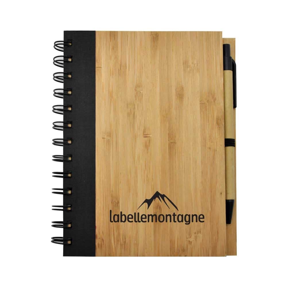 Bamboo Notebook with Pen – image 1