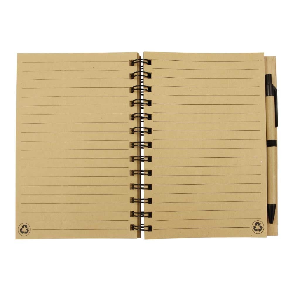 Bamboo Notebook with Pen – image 2
