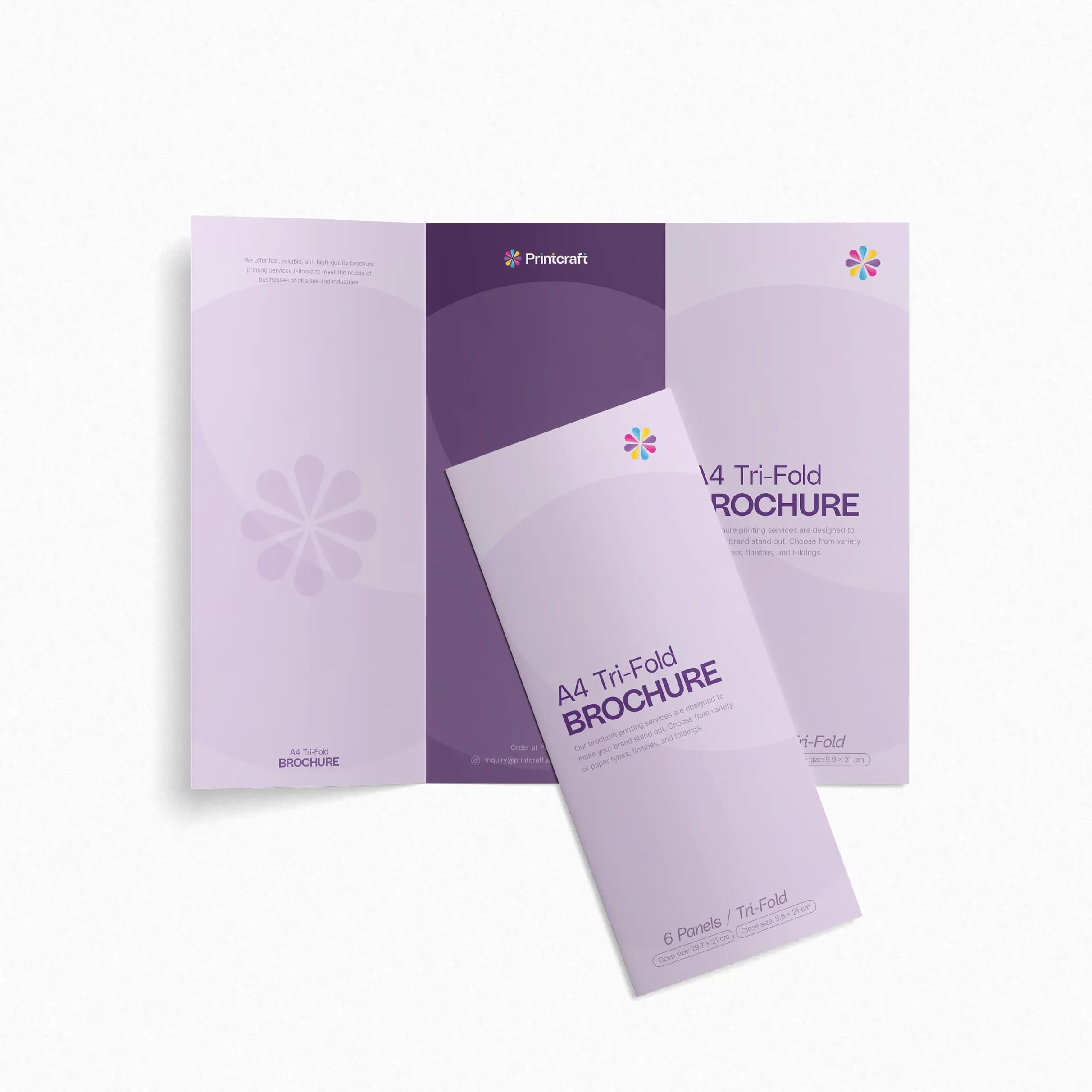 A4 Tri-Fold Brochure (Tri-Fold Brochures) – Printcraft