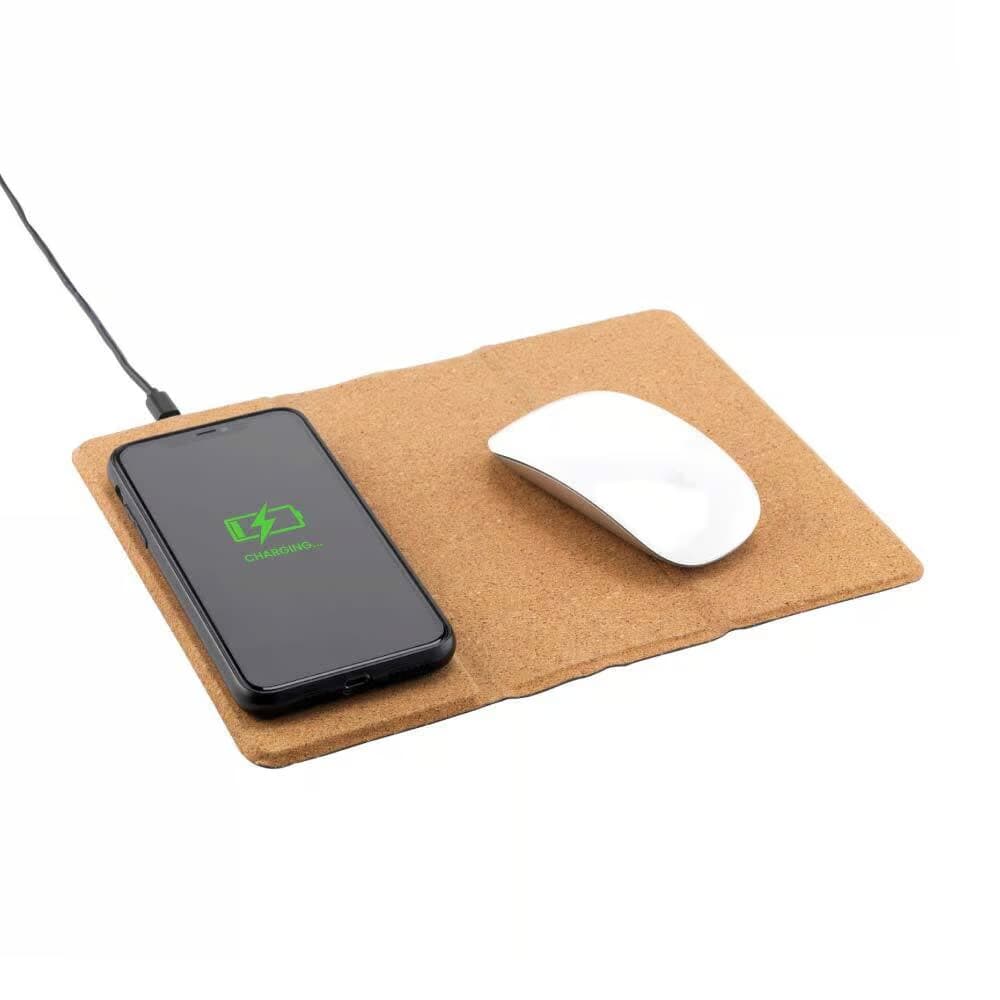 Cork Foldable Mousepads with 15W Wireless Charging – image 3