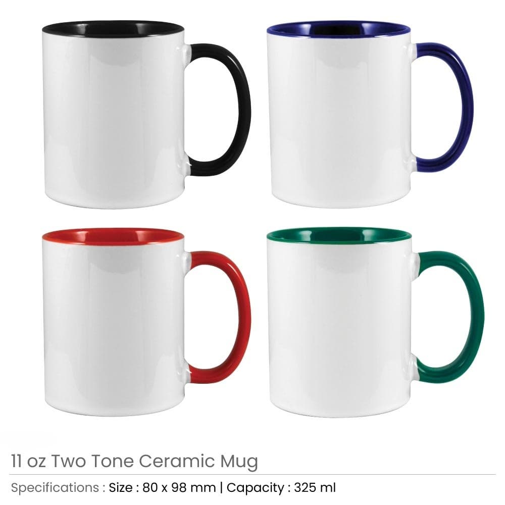 Two Tone Ceramic Mugs – image 2