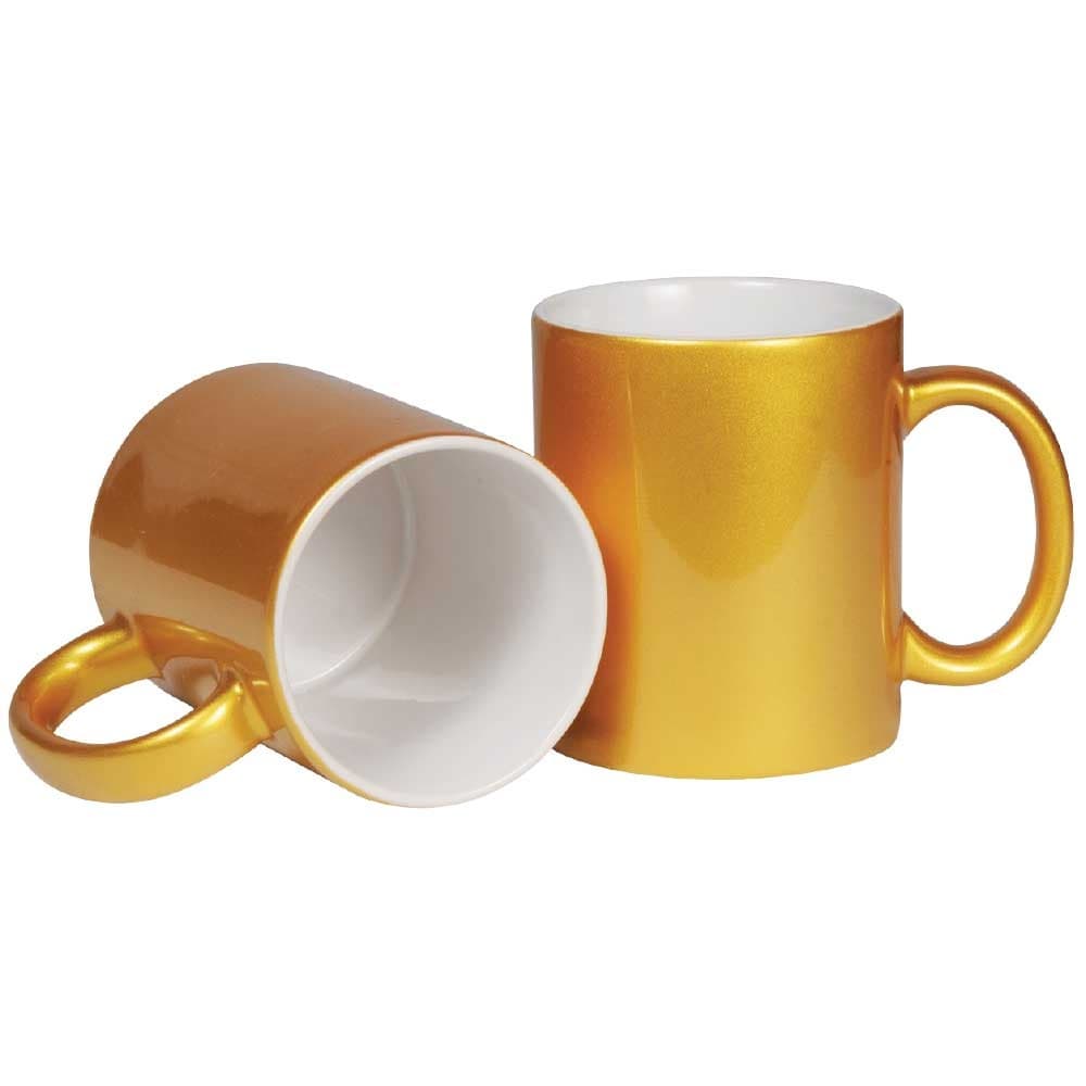 Gold Ceramic Mugs – image 2
