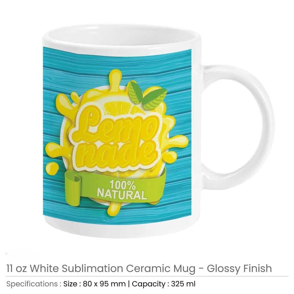 White Ceramic Mugs – image 4
