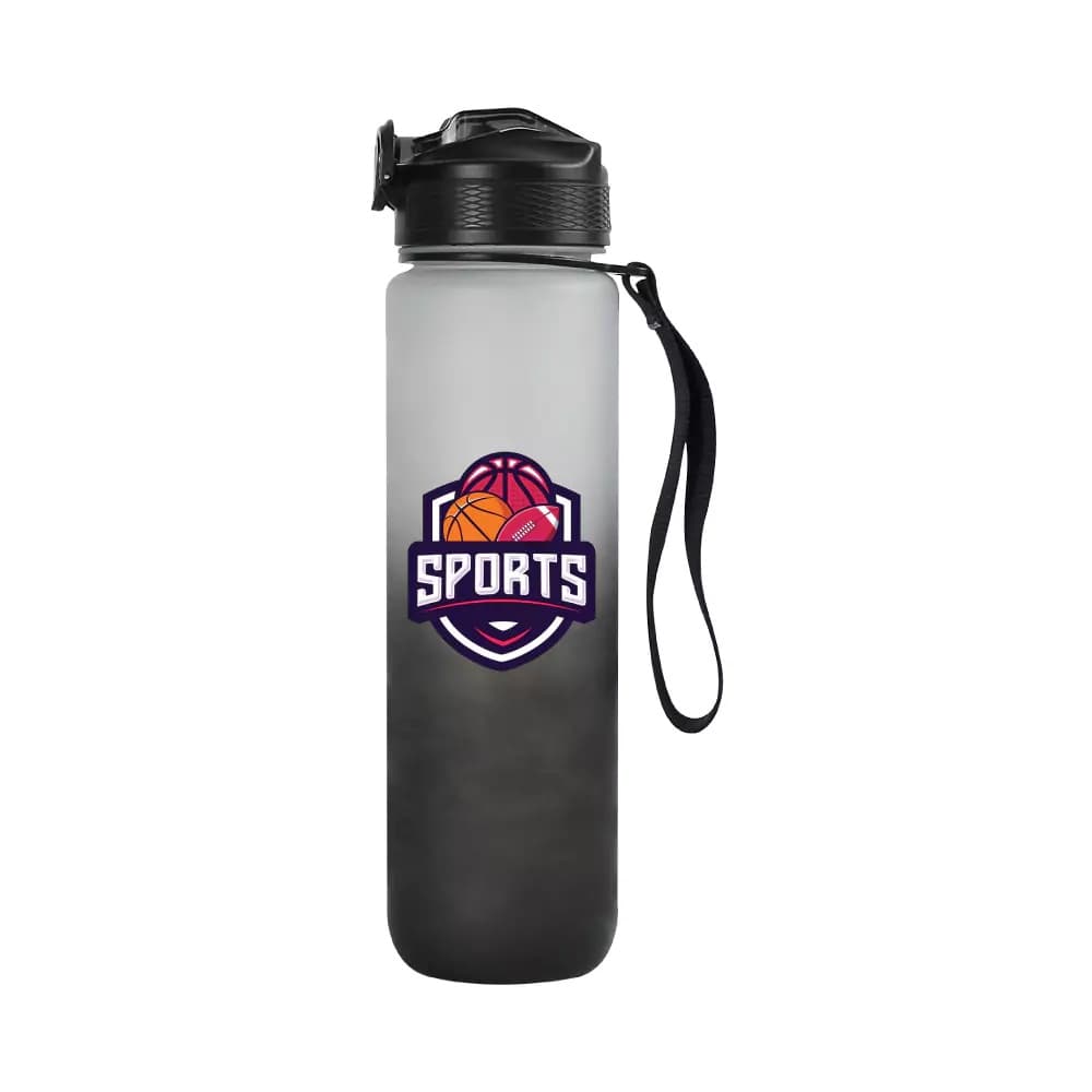 Motivational Time Marked Water Bottles 1000ml – image 1