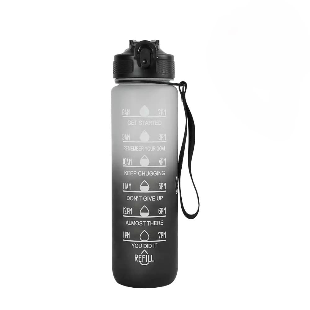 Motivational Time Marked Water Bottles 1000ml – image 5