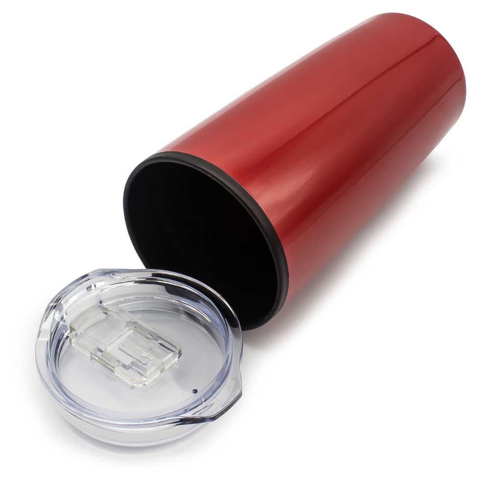 Double-Wall Travel Mugs with Clear Lid – image 7
