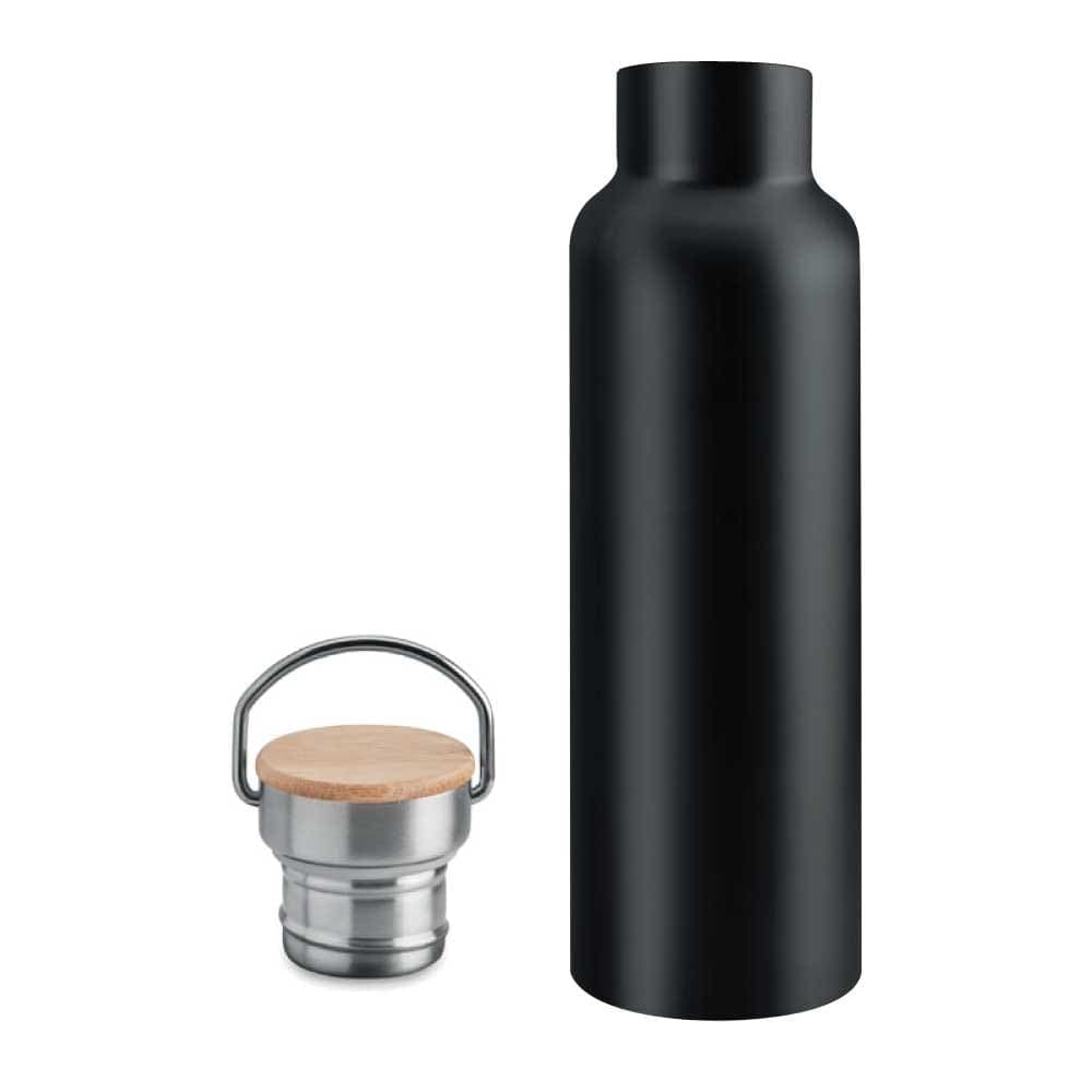 Stainless Steel Bamboo Flask – 600ml – image 3