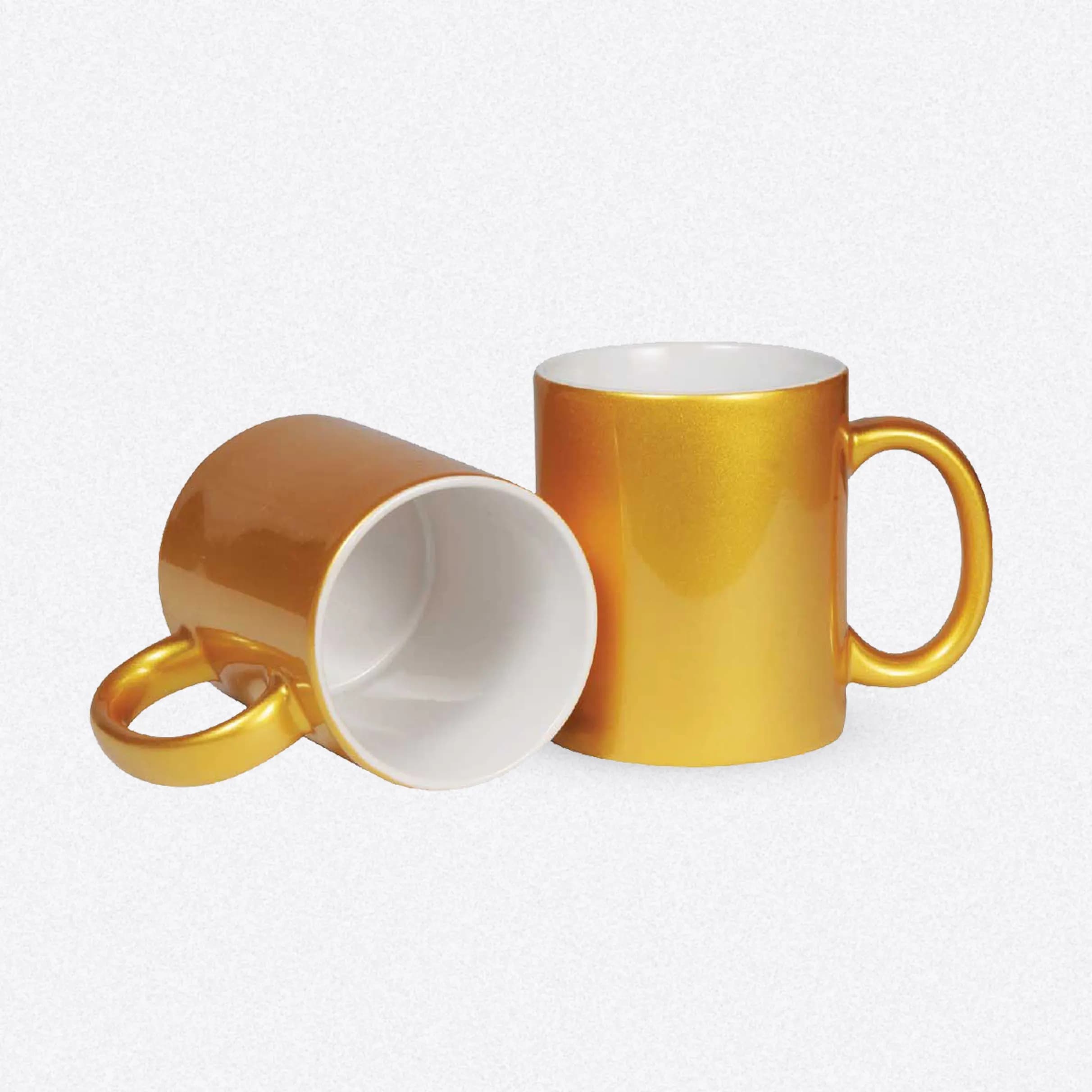 Gold Ceramic Mugs (Mugs) – Printcraft