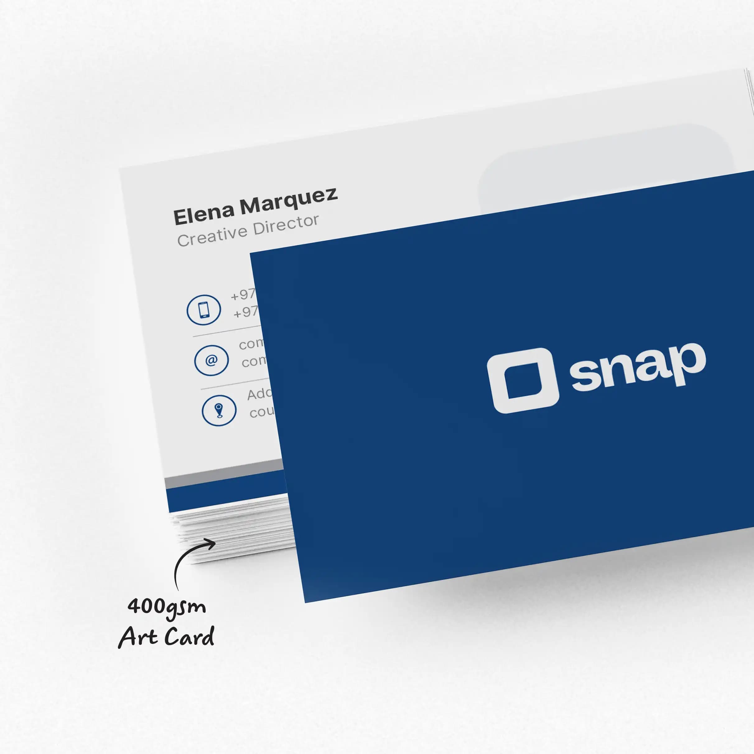 400gsm Uncoated Business Cards – image 3