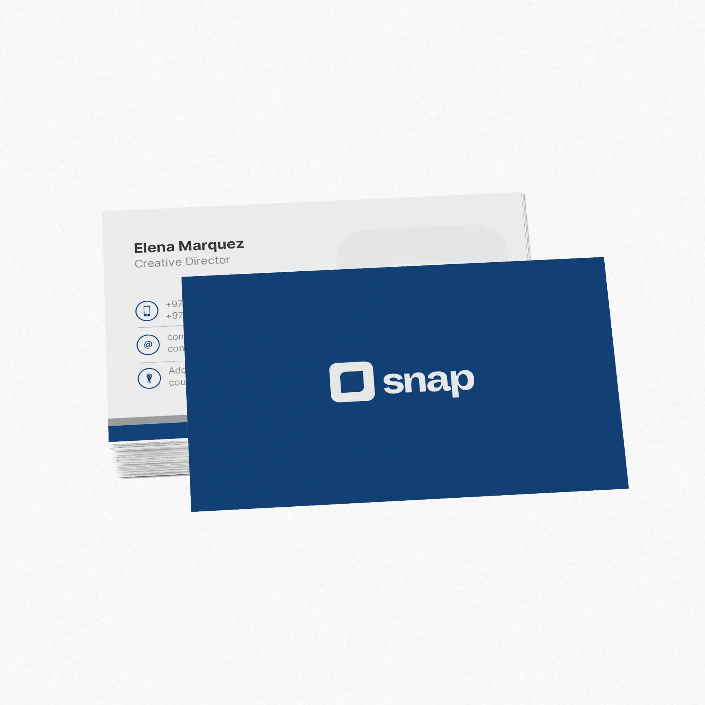 400gsm Uncoated Business Cards – Standard Business Card – product photo