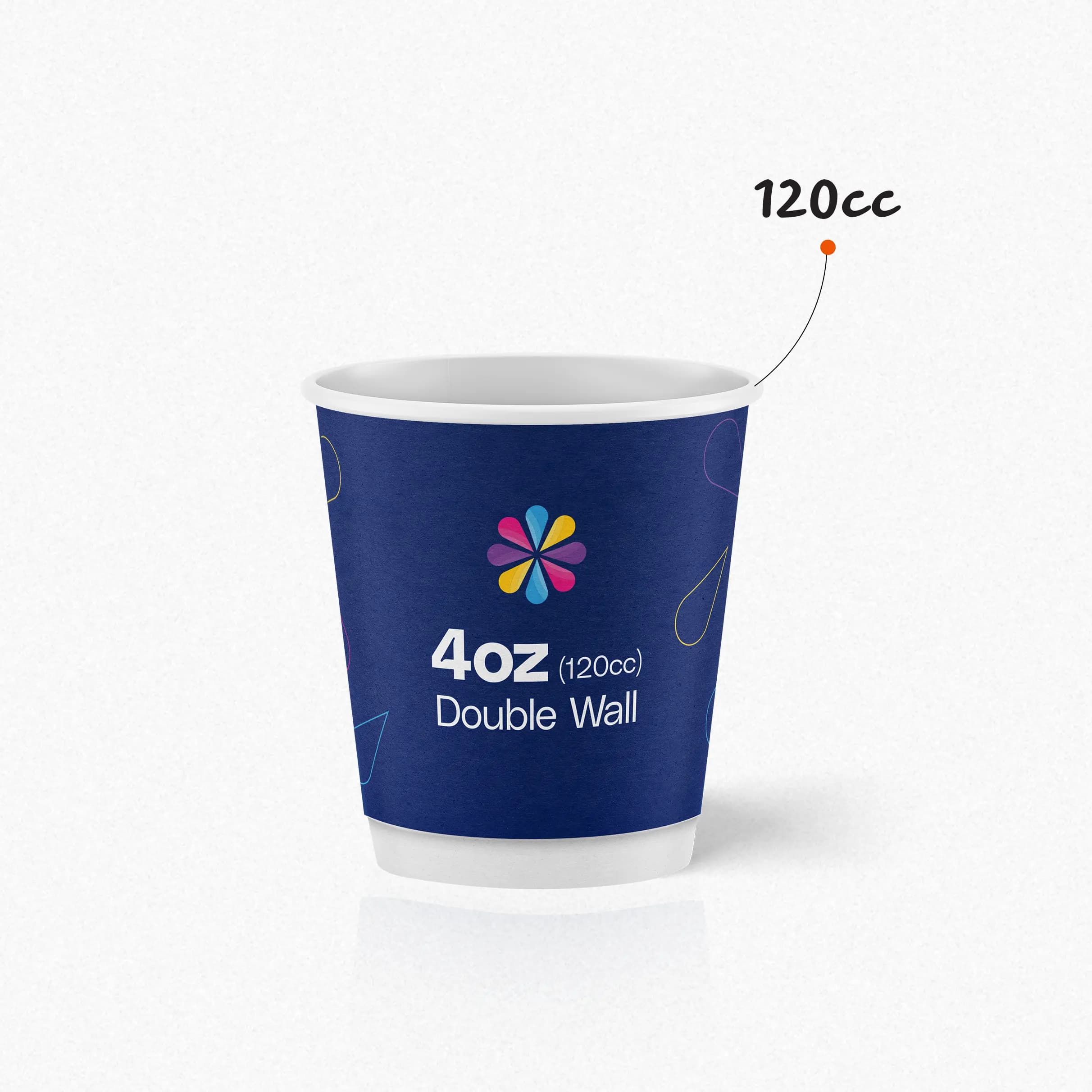 4oz Paper Cup (Double Wall) (Doube Wall Paper Cups) – Printcraft