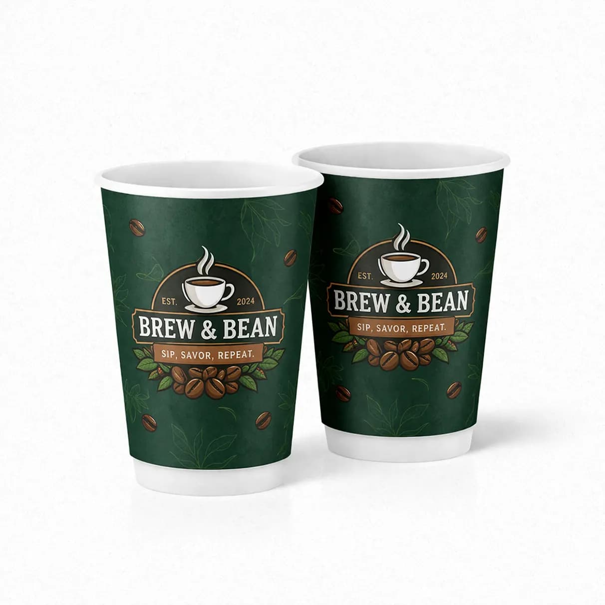 8oz Paper Cup (240cc) - Double Wall – image 1