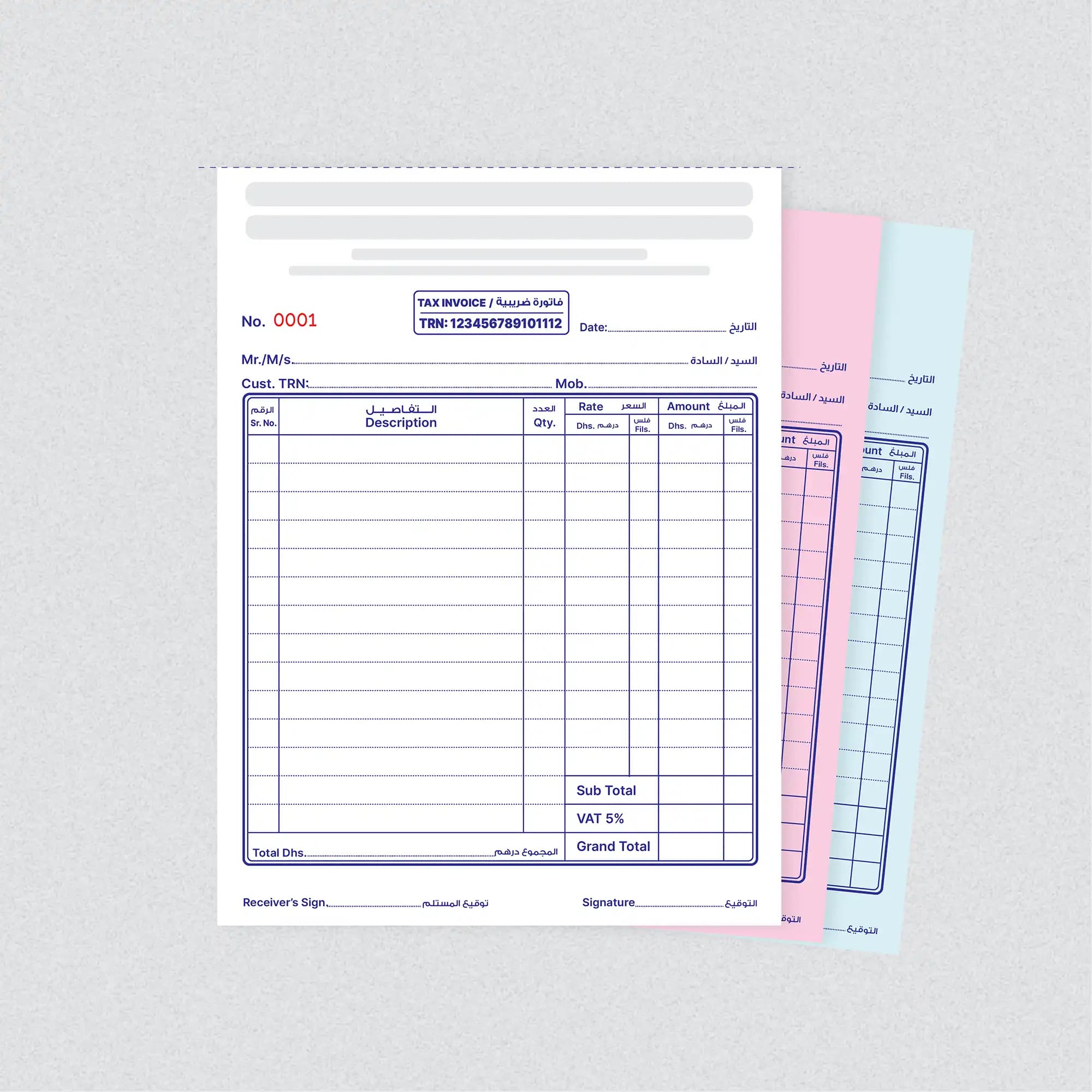 A4 Custom NCR Bill Books Printing – image 3