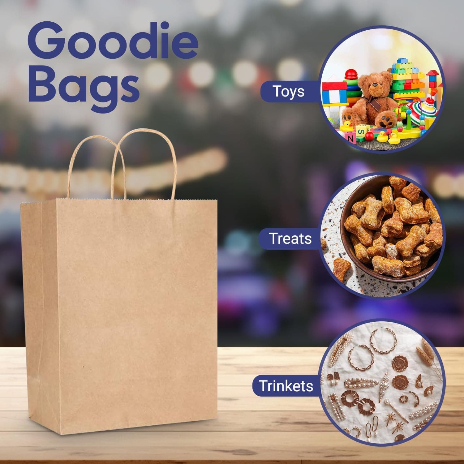 Brown Kraft Paper Bags, Multiple Sizes – image 2