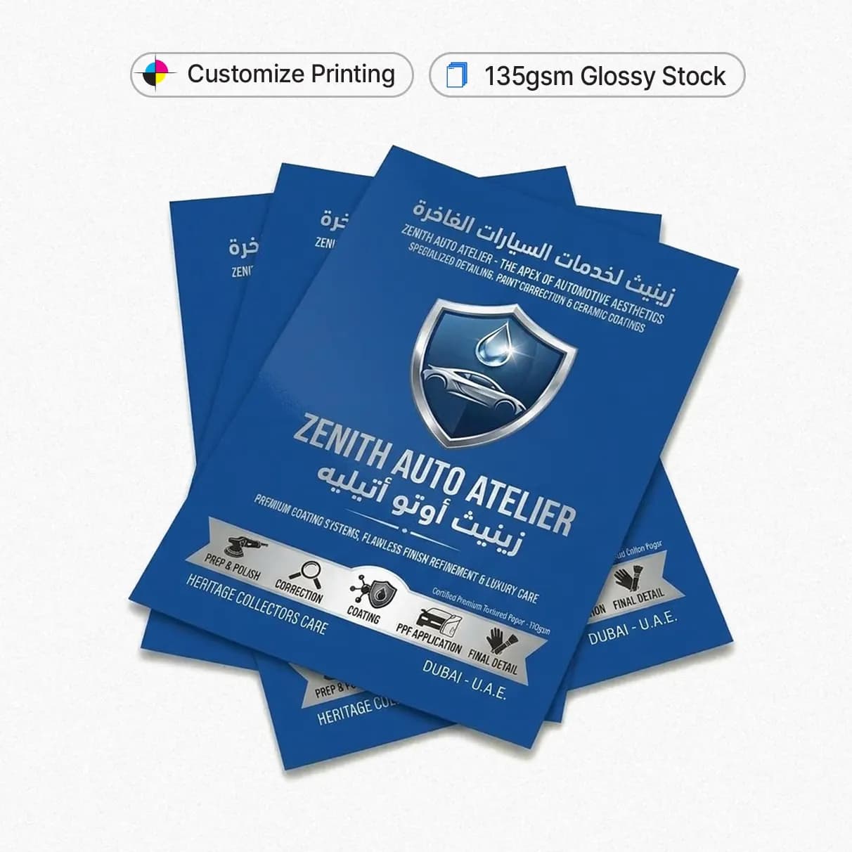 Custom Car Mat (Glossy Paper 135gsm) (Car Mats) – Printcraft