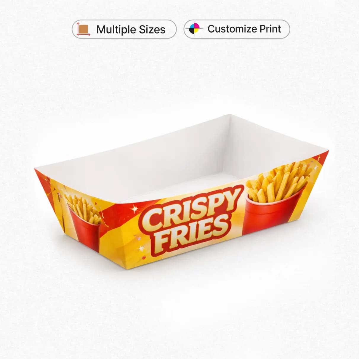 French Fries Tray, Multiple Sizes – Fast Food Boxes – product photo