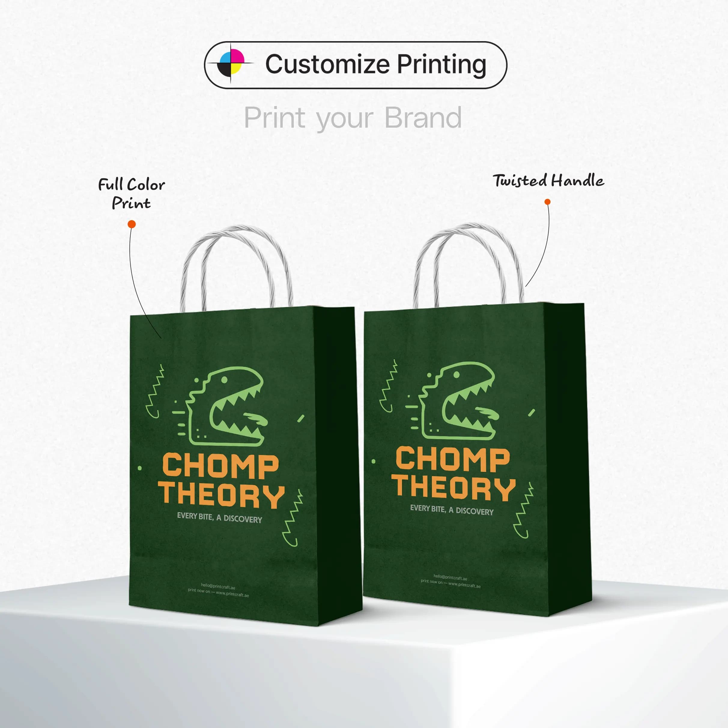Kraft Paper Bag (22x27x10 cm) – image 4