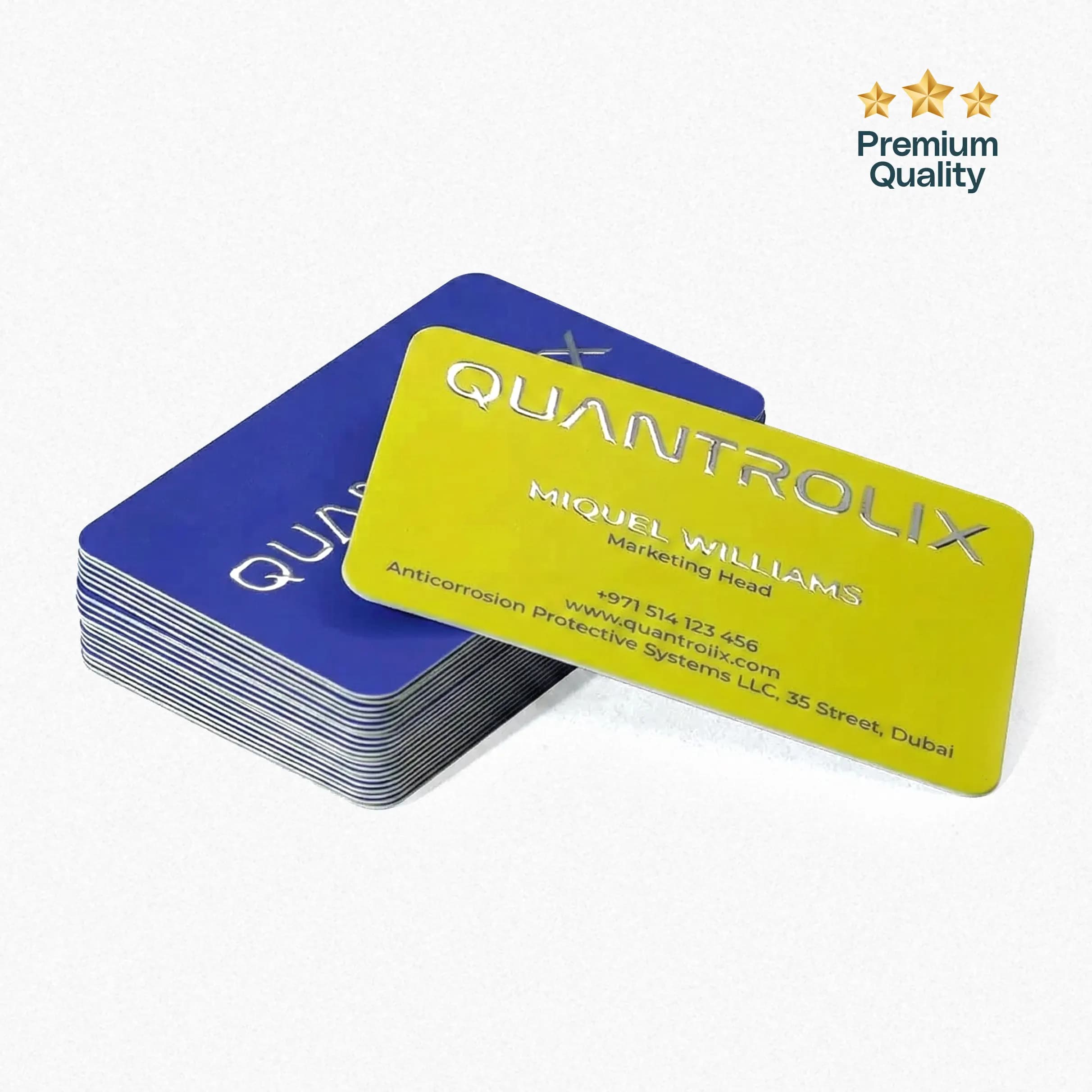 Premium 3D Foil Business Cards (Double Pasted) (Premium Business Card) – Printcraft