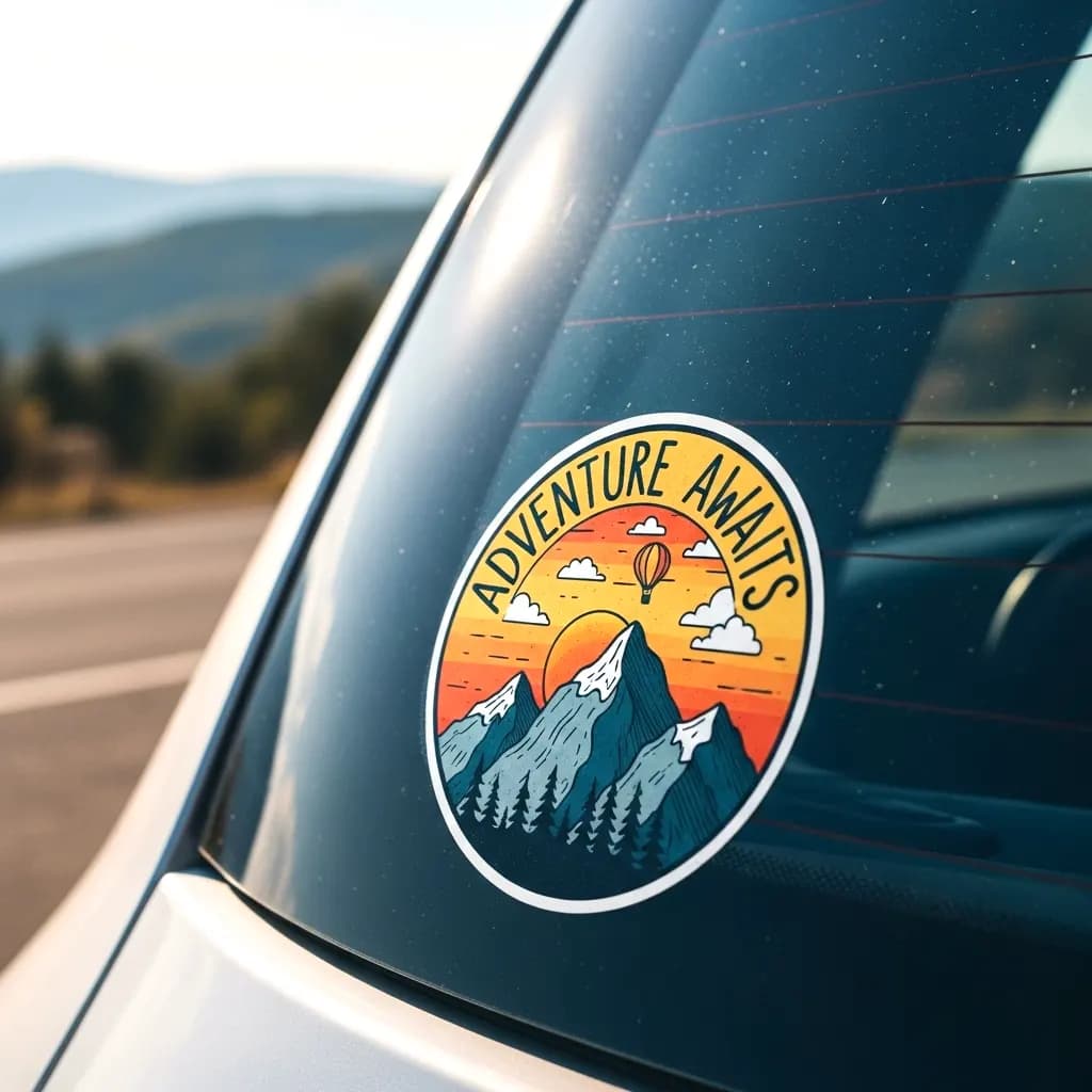 Round PVC Sticker – image 2