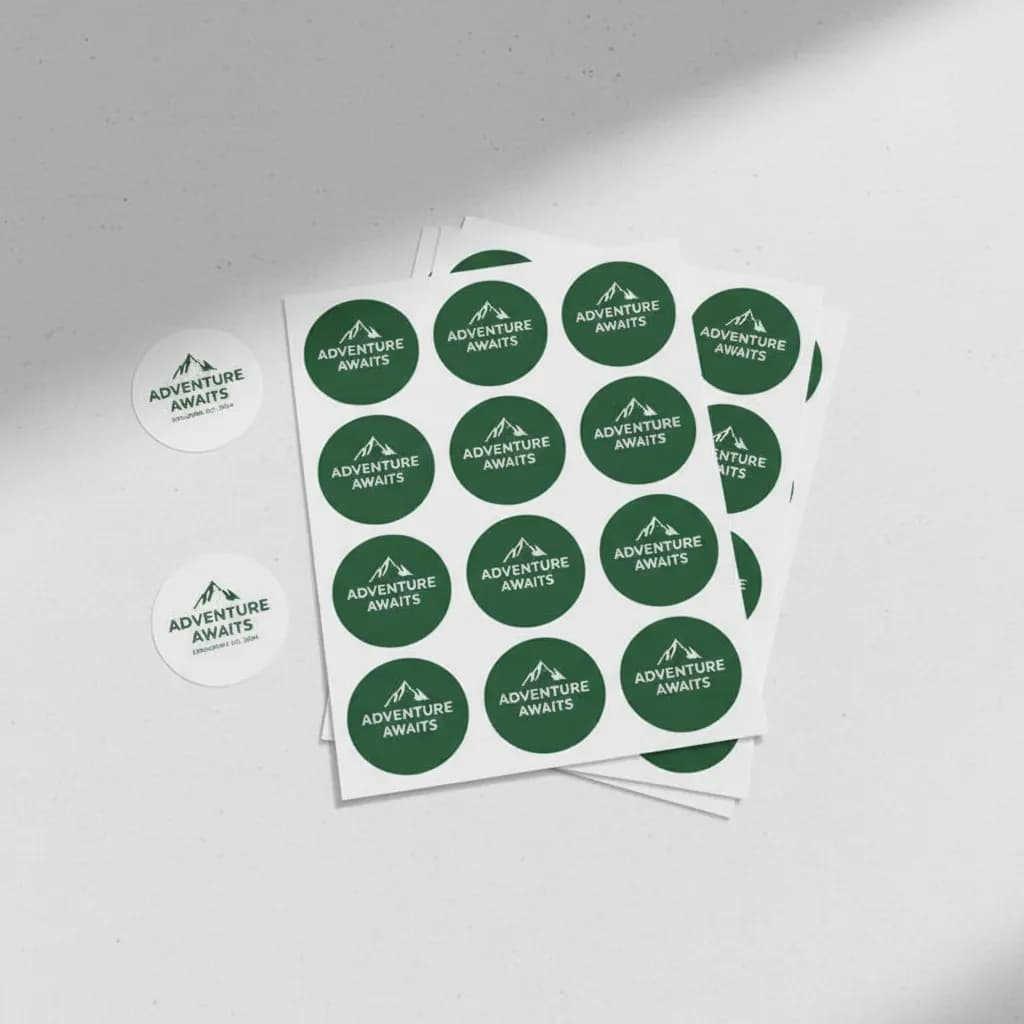 Round PVC Sticker – image 3