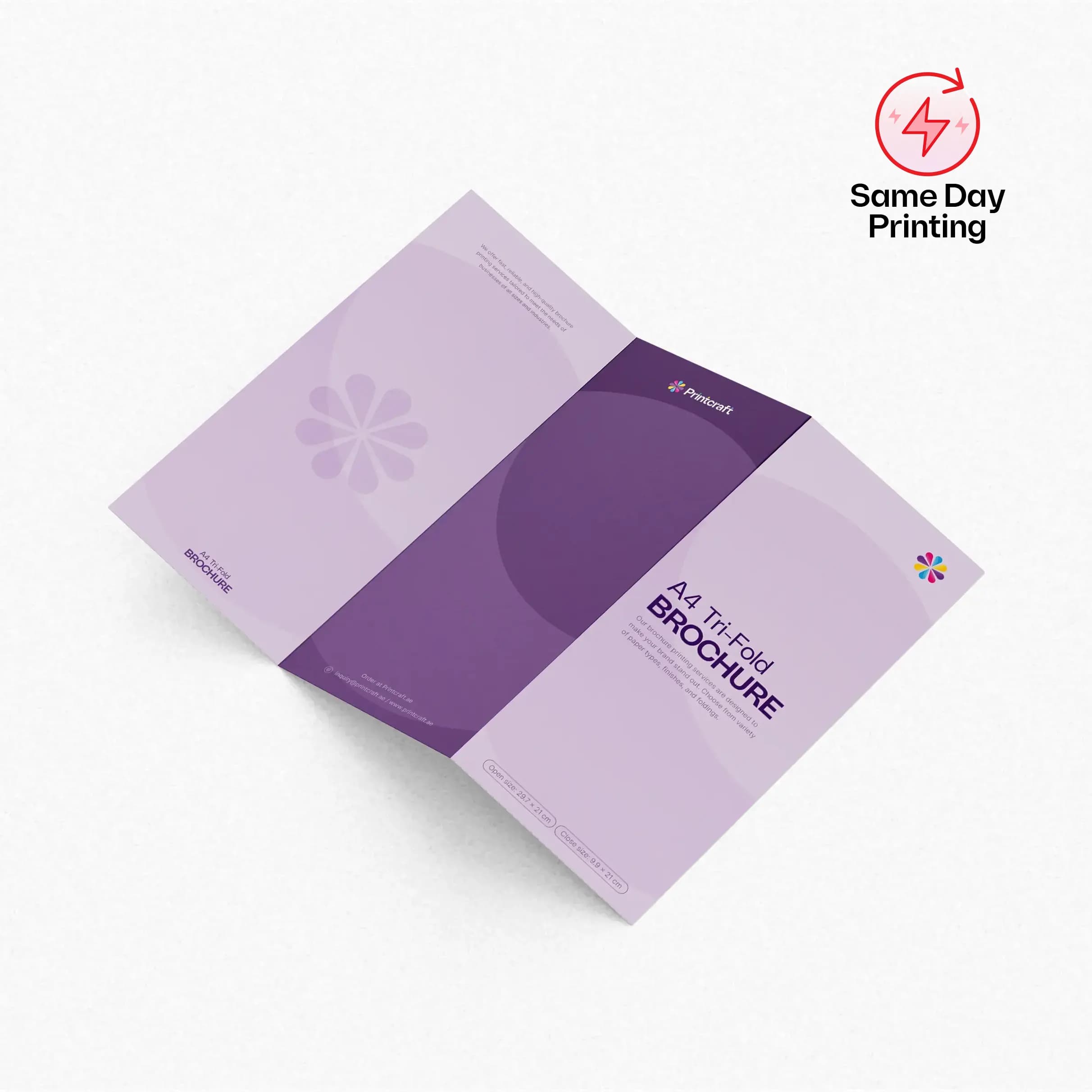 Same Day Brochure Printing (Same Day Printing) – Printcraft