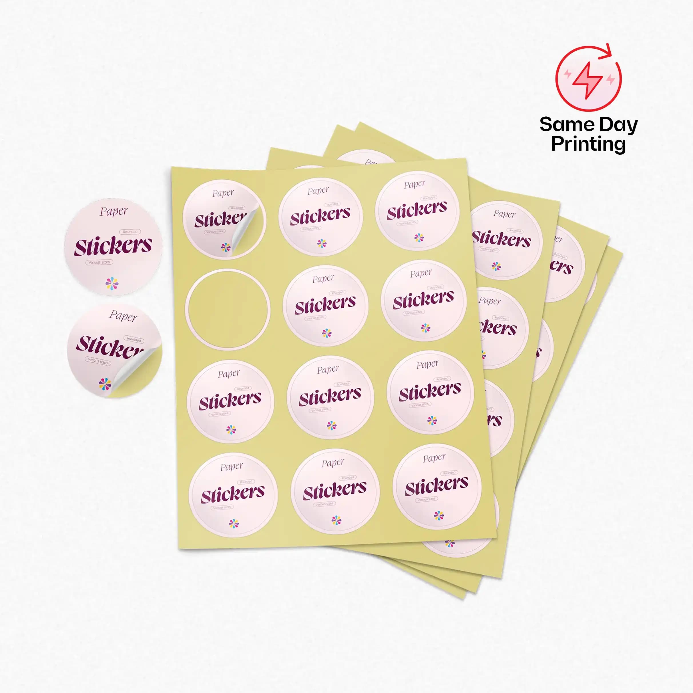 Same Day Sticker Printing (Same Day Printing) – Printcraft