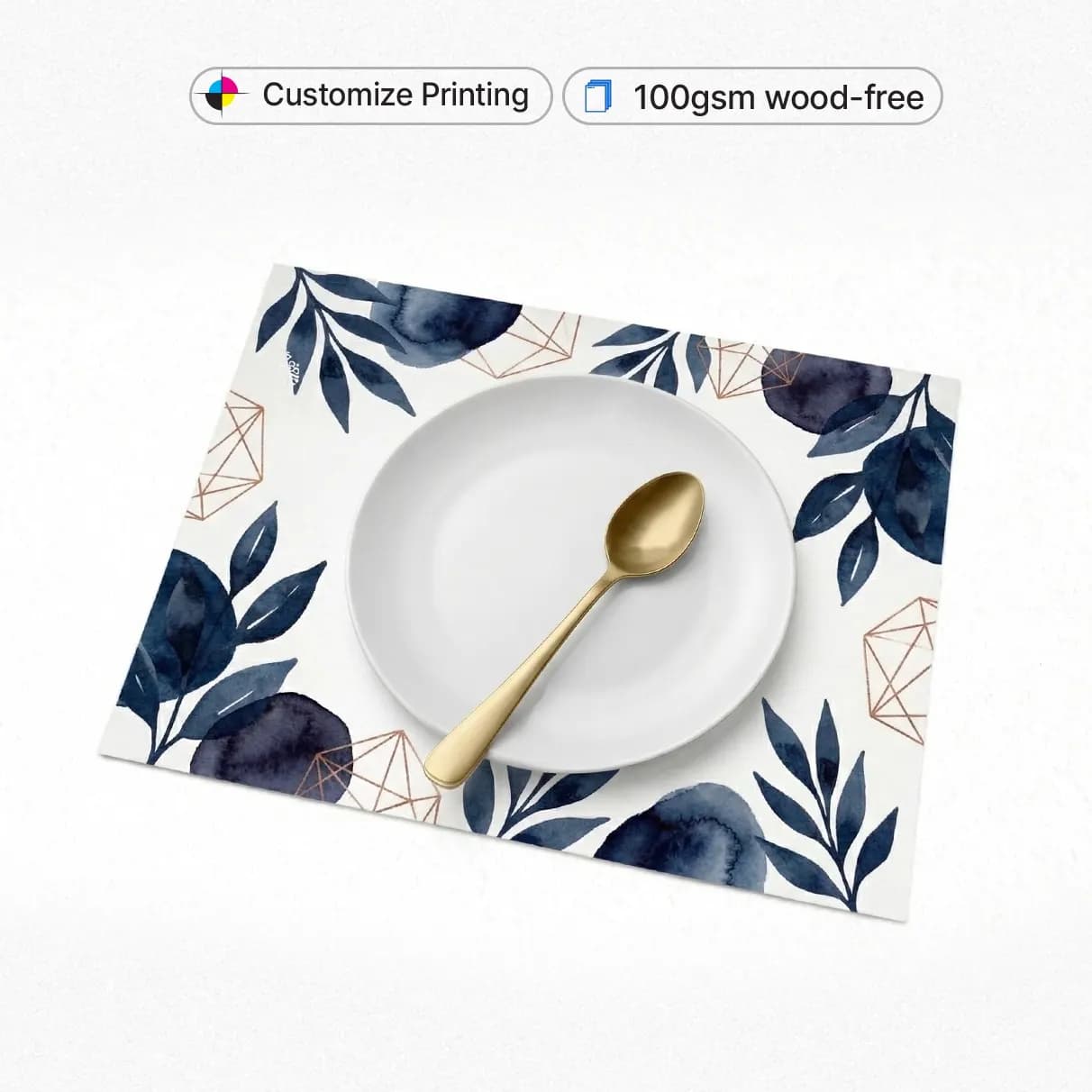 Custom Table Mat (Wood Free 100gsm) – Table Mats – product photo