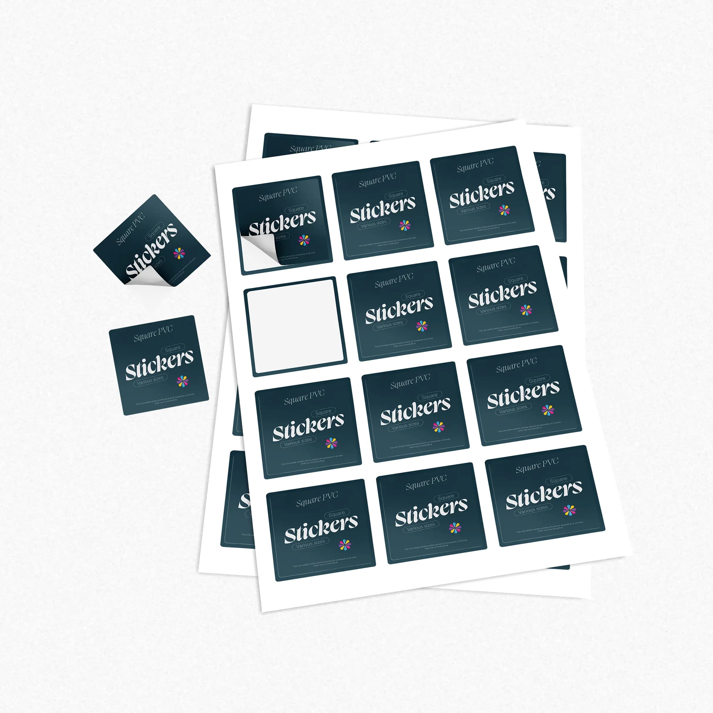 Square PVC Sticker (PVC Vinyl Stickers) – Printcraft