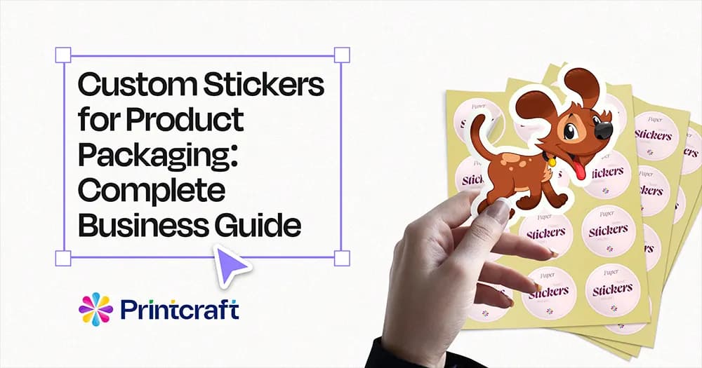 Featured image: Custom Stickers for Product Packaging: Complete Business Guide