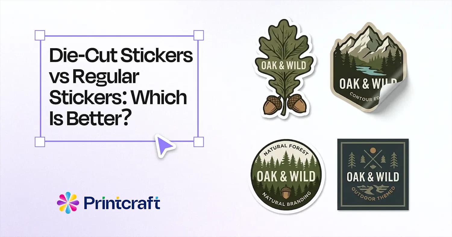 Featured image: Die-Cut Stickers vs Regular Stickers: Which Is Better?