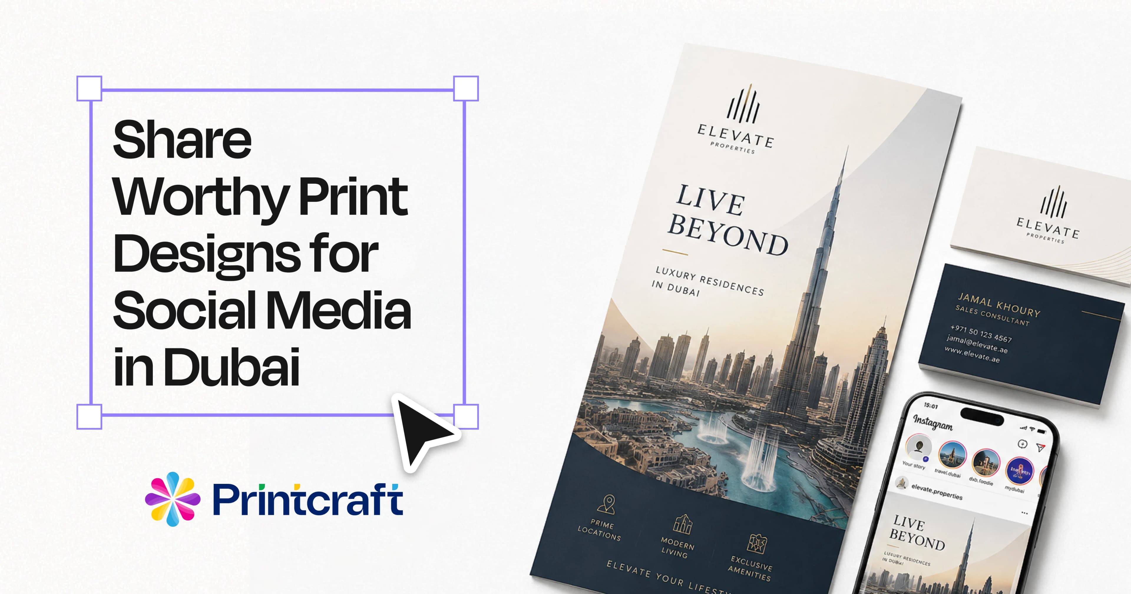 Featured image: Share-Worthy Print Designs for Social Media in Dubai