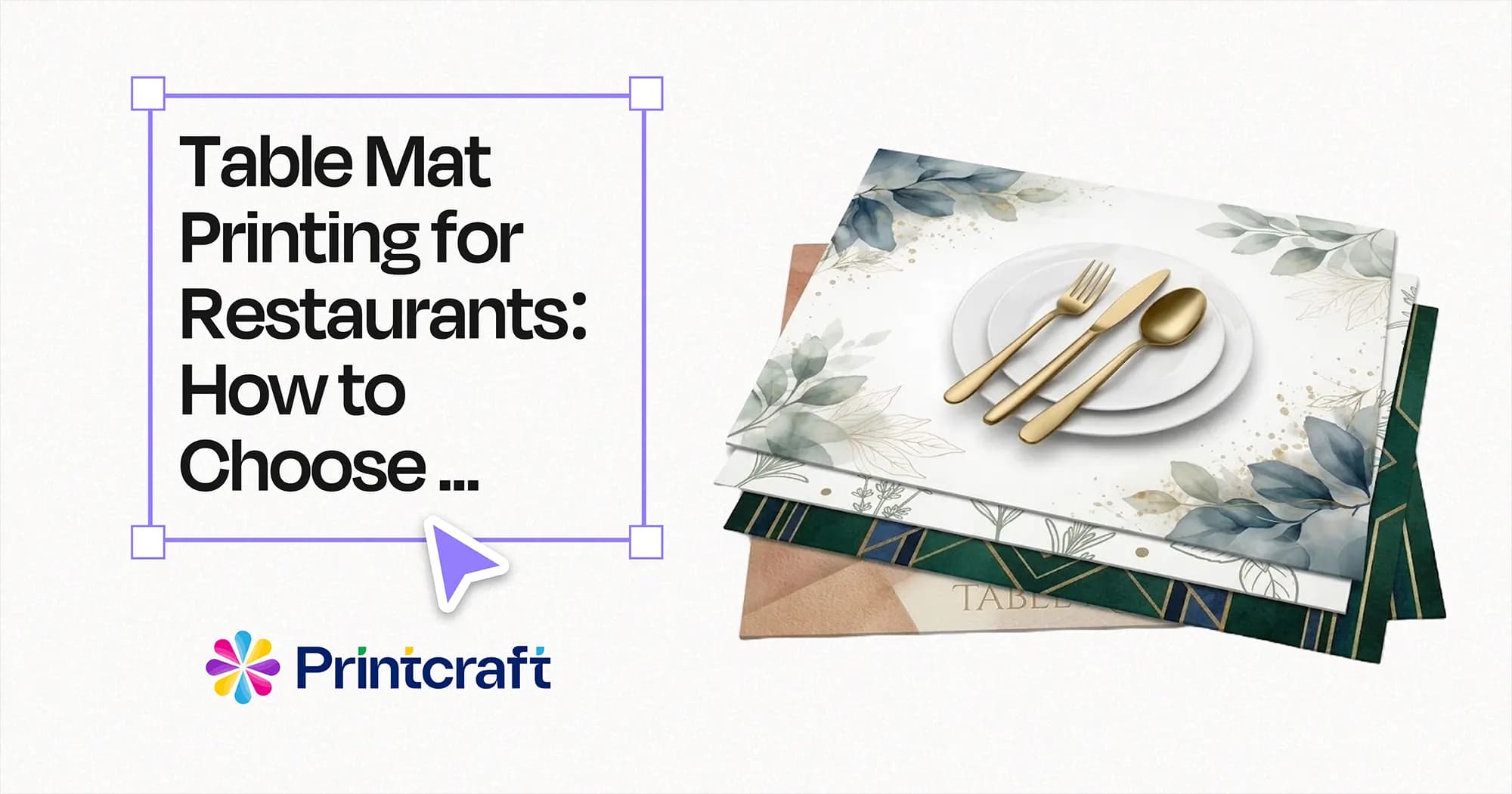 Featured image: Custom Table Mat Printing for Restaurants: How to Choose the Right Design and Material